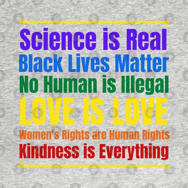 Love is Love Black Lives Kindness by MalibuSun